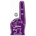 Stock Purple #1 Foam Hand Mitt